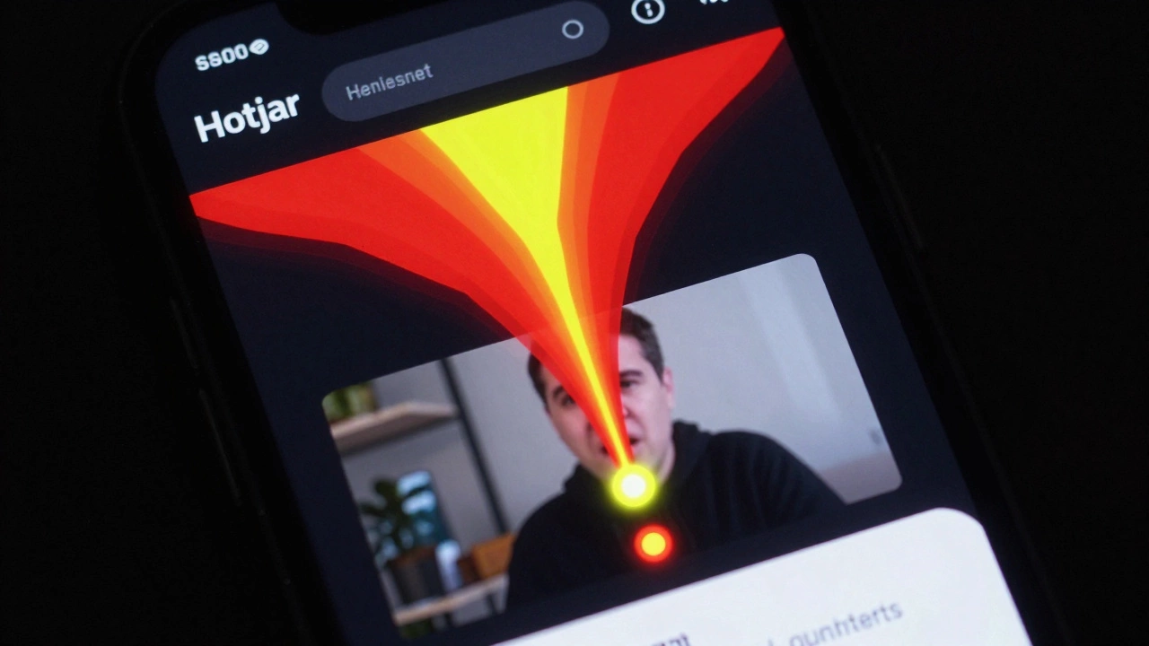 Тепловая карта поведения пользователя на сайте с видеозаписью сессии