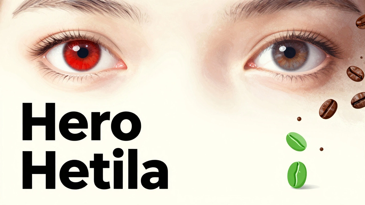 Взгляд человека следует по визуальной иерархии на постере с кофейной тематикой.