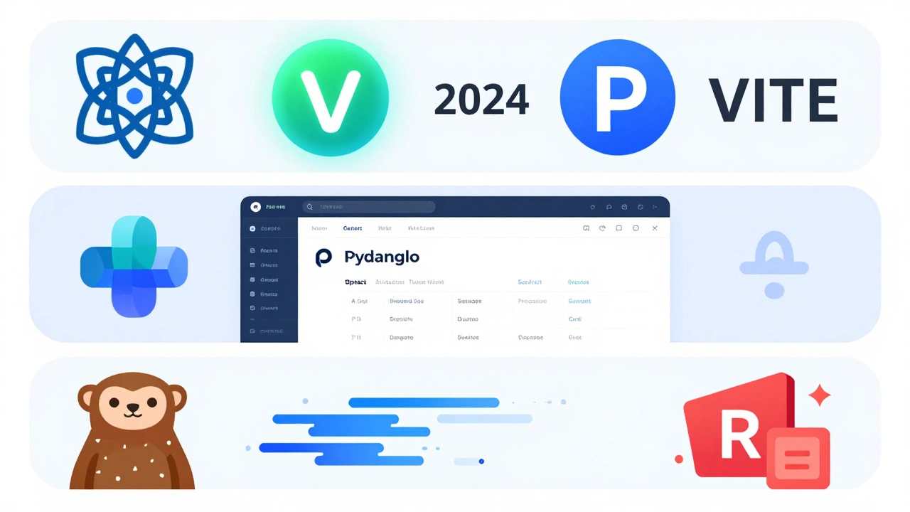 Три популярных стека веб-разработки 2024 года: React + Node.js, React + Django, React + Go.