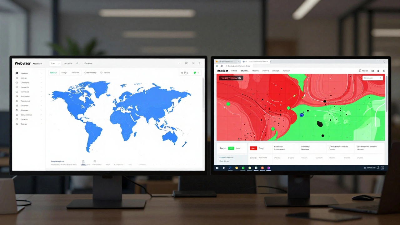 Сравнение интерфейсов Google Analytics 4 и тепловой карты Яндекс Метрики