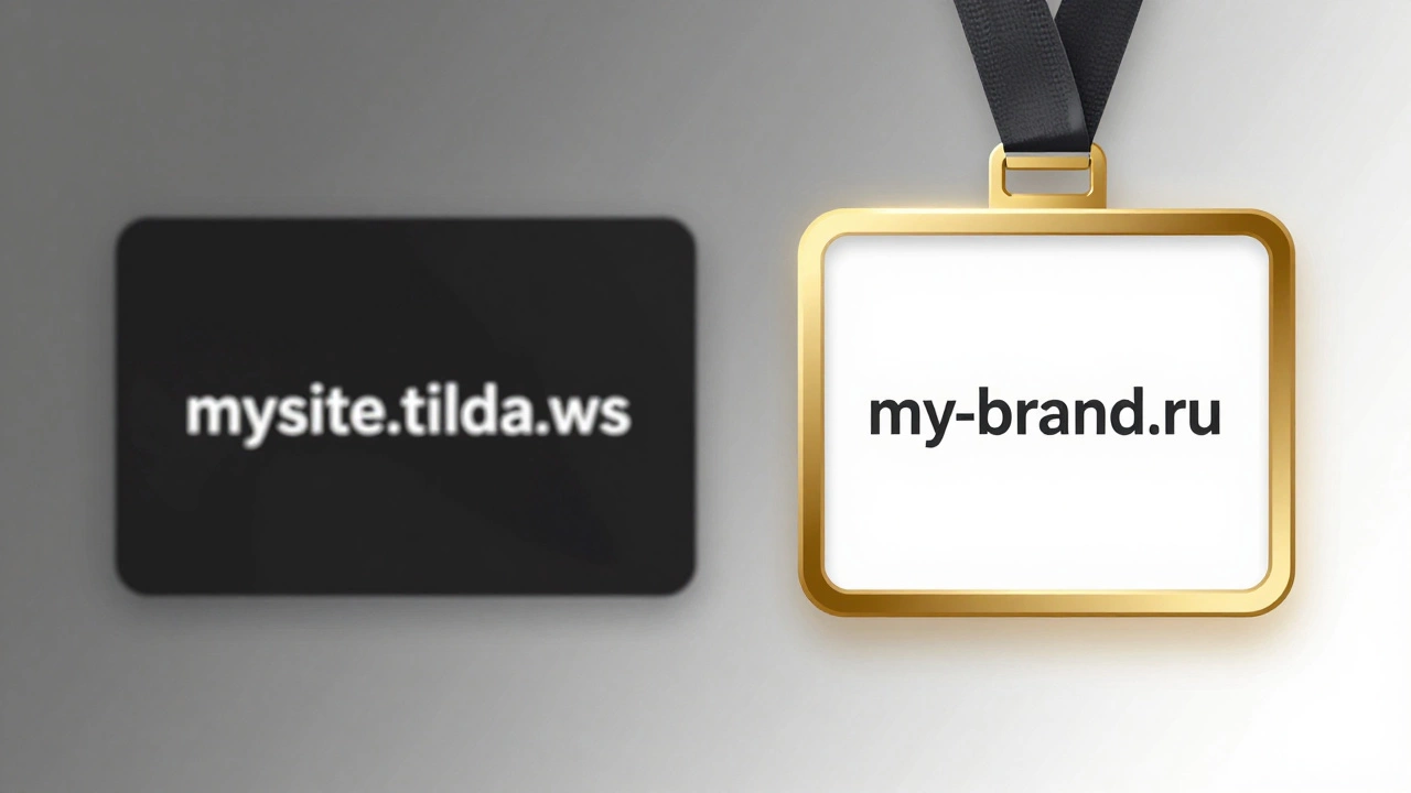 Сравнение непрофессионального бесплатного поддомена и солидного собственного домена