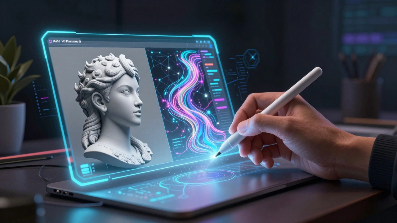 Художник использует ИИ и 3D-моделирование для создания контента