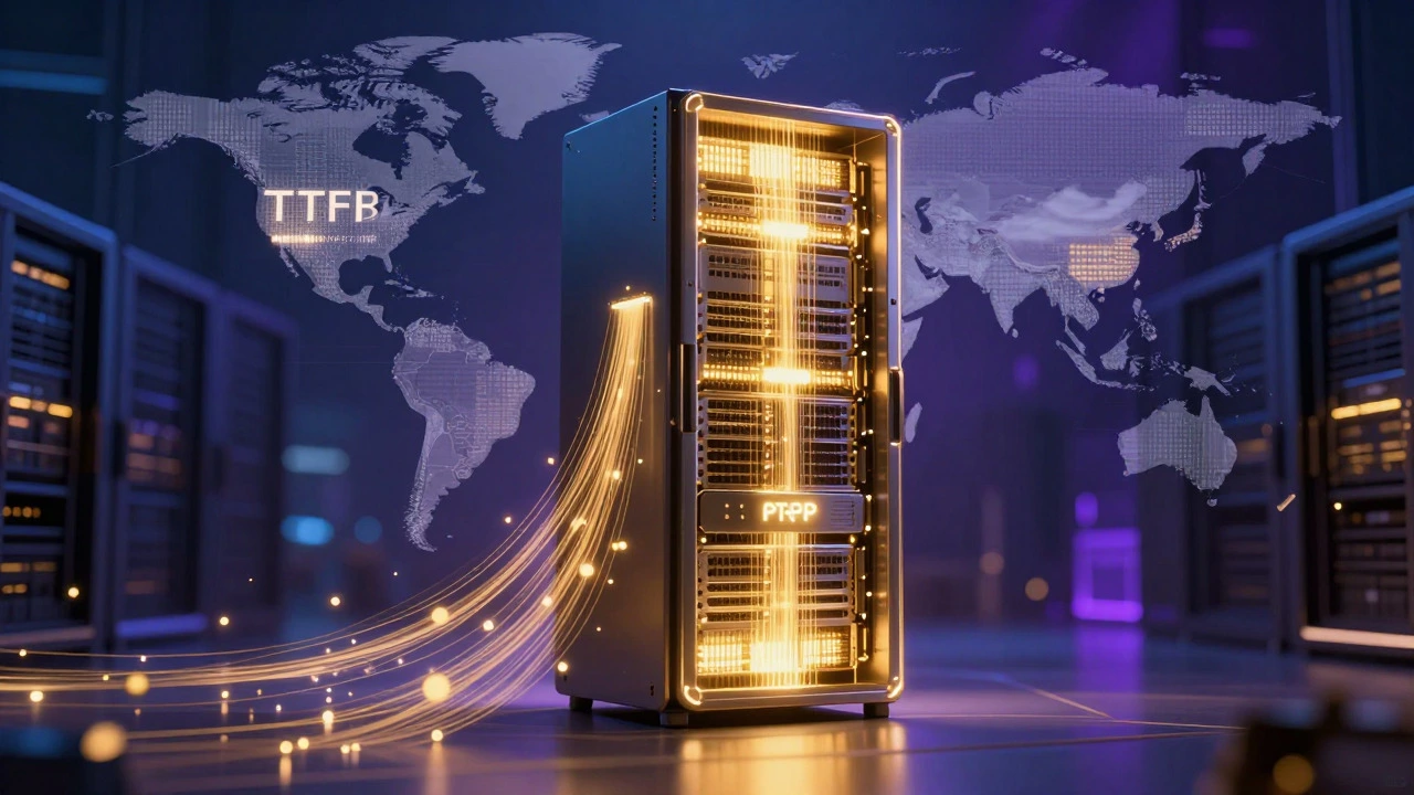 Абстрактное изображение быстрого сервера и распределения данных через CDN