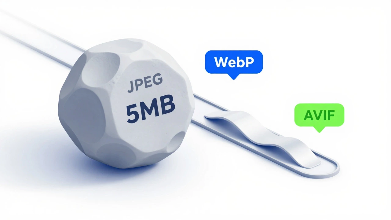 Сравнение тяжелых и оптимизированных файлов изображений в виде 3D графики